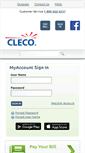 Mobile Screenshot of cleco.com